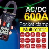 ZT-QB9 Clamp Meter DCAC 600A current measurement TRMS Auto-Rang Voltage Ammeter Hz Ohm NCV Tester DMM Multimete