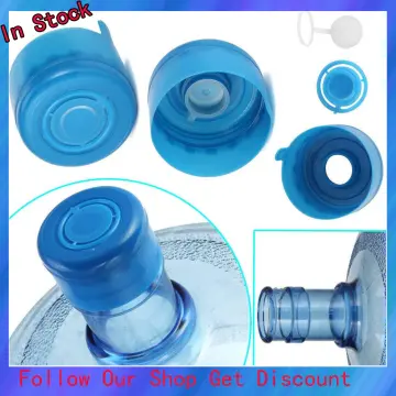 5Pcs Water Bottle Cap Non-Spill Seal Lid 3-5 Gallon Water Jug Rack