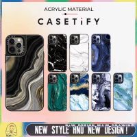 Stylish Simple Marble CASETiFY Phone Case Compatible for iPhone14/13/12/Pro/Max Case 11/X/XS/MAX XR iPhone Case Shockproof Protective Acrylic Hard Cover