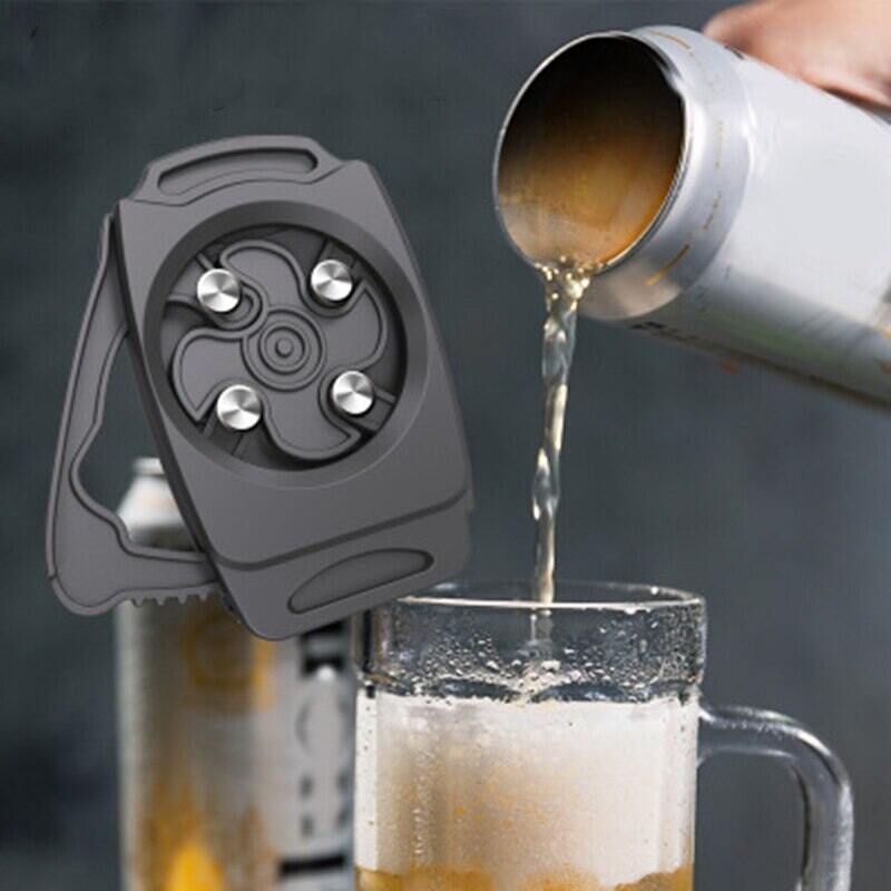 Multifunctional Opener for Almost Any Can Such as Beverage Jan STORE Go Swing Cans Drinks Corkscrew Canned Wine Canned Coffee Gray Beer Energy Drinks Canned Cocktails Soda/Seltzer etc. 