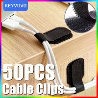 Reusable Cable Ties Fastening Wire Organizer Cord Rope Holder Self Adhesive Adjustable Cord Organizer Straps Desk Management