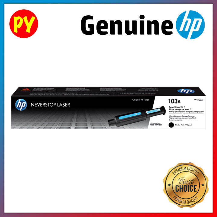 HP 103A | 103AD Black Original Neverstop Laser Toner Kit W1103A ...