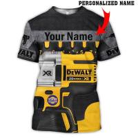 2023 new arrive- xzx180305   Custom name beautiful hand tool shirt, mechanic handyman GIFT T-SHIRT for men