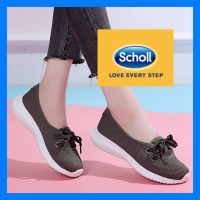 รองเท้าผู้หญิง Scholl รองเท้าแตะหนังผู้หญิงรองเท้าแตะโบฮีเมียผู้หญิงรองเท้าแตะรองเท้าเรือแบน Scholl รองเท้าสตรี Kasut Wanita Scholl รองเท้าแตะลำลองสำหรับผู้หญิง Scholl