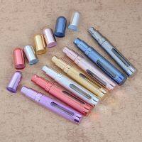 5Pcs/Lot 12ml Mini Refillable Portable Empty Atomizer Perfume Bottle Scent Pump Spray Case Travel Parfum Cosmetic Containers Travel Size Bottles Conta