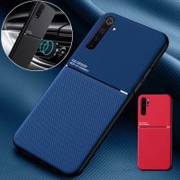 {Taoyitao เคส} เคสโทรศัพท์หนังสุดหรูสำหรับ OPPO Realme X50 Pro 5Pro 6Pro 3Pro XT X2 X Lite A9 A5 2020 A11X Reno 4 2 3 2Z ฝาครอบแม่เหล็กสำหรับรถยนต์