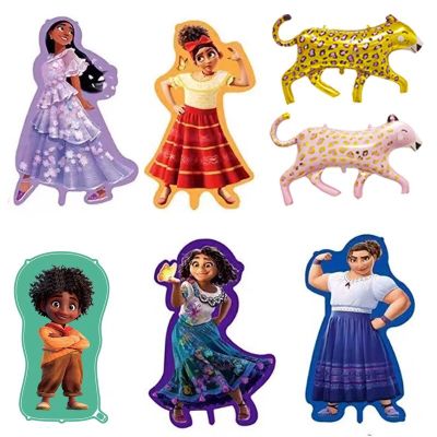 Disney Movie Encanto Balloon Party Decoration Princess Isabella Luisa Mirabel Dolores Birthday Supplise Girls  Party Gift Balloons