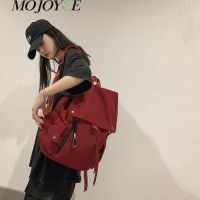 Student Solid Backpack Large Daypack Drawstring Fashion Large Kids Bookbag 【AUG】