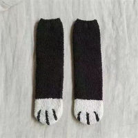 Kitty Fluffy Cute Paw Floor Thick Sock Sleep Warm Socks Girls