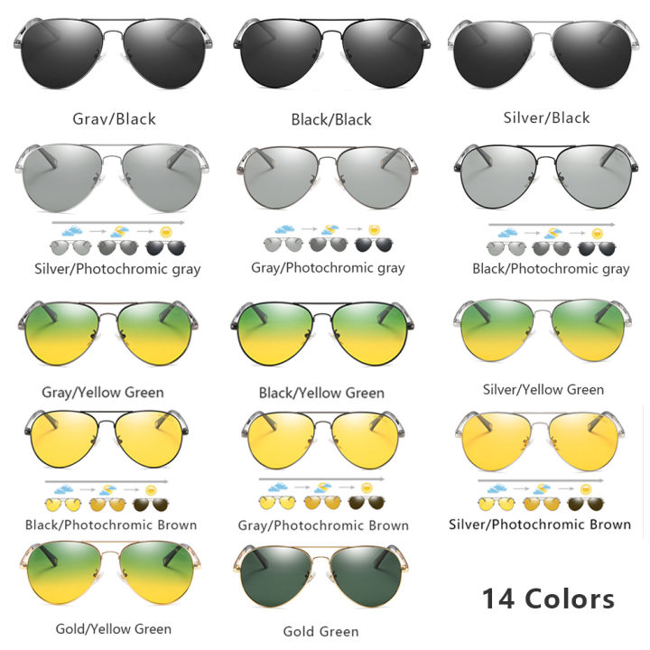 kateluoแว่นกันแดดอัลลอยสำหรับผู้ชาย-กันแสงยูวี400แว่นกันแดดสำหรับผู้ชายมองเห็นในที่มืดได้ชัดเจนแบบhdอุปกรณ์เสริมแว่นตาสำหรับผู้ชาย7759