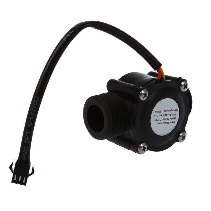 160L/Min DC 524V Hall Effect Water Flow Sensor Counter Meter FS300A