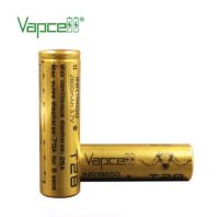 ถ่านชาร์จ Vapcell T28 INR18650 3.7V 2800mAh ของแท้ ก้อนสีทอง