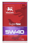 CAN 4L DẦU NHỚT Ô TÔ WOLVER SUPERTEC 5W40 4L SN CF MADE IN GERMANY