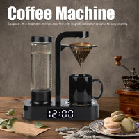 เครื่องชงกาแฟอัตโนมัติขนาดเล็ก American Drip Coffee Maker พร้อมนาฬิกา แสดงผล Black AU Plug 220V