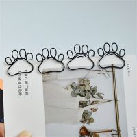 Cat Paw Paper Clip Metal Bookmark Note Clip Page Marker For Office School Wedding Party Invitation Valentine Decoration Gifts