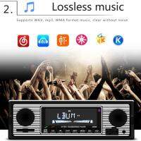 Bluetooth Vintage Car Radio MP3 Player Stereo USB AUX Classic Car Stereo Audio