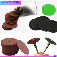 KLOMKZ 36pcs 25mm เครื่องมือ เสริม ตัด แผ่นตัด แผ่นใบมีดโรตารี่ หินเจียร แผ่นขัด