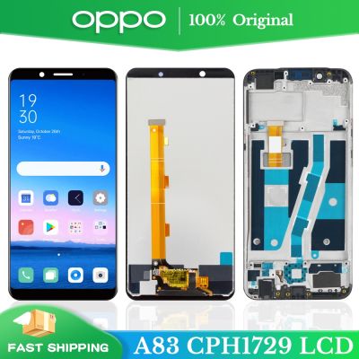 5.7 Original For OPPO A83 LCD Display Touch Screen Digitizer Assembly With Frame for OPPO CPH1729 Lcd Replacement repair parts