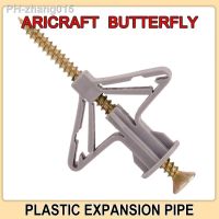 Plastic Expansion Drywall Anchor Pipe Tube Kit Screw Self Drilling Fiberboard Nail Wall Pierced Gypsum Board Hollow Brick