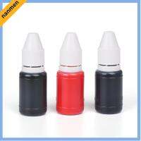 NANMEN 2Pcs 10ml มีประโยชน์ สีสัน Inkpad งานฝีมือ DIY อุปกรณ์สำนักงานโรงเรียน เครื่องปั๊ม ซีลไวแสง สมุดภาพ หมึกเติมแฟลช