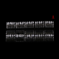 Jiam 10X บานพับพลาสติกพับได้ทนทานใสอะคริลิคบานพับอะคริลิกใส