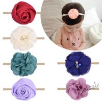 【hot sale】⊕ C05 Baby Girls Floral Headband Elastic Nylon Haii Band Cute Flower Hair Accessories for Kids Infants Newborn Toddlers