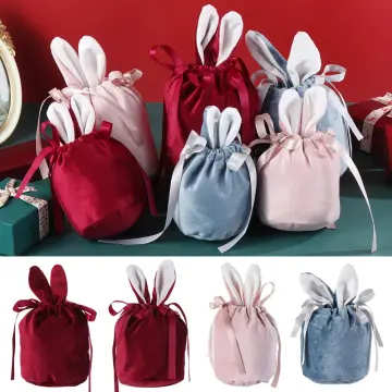 1pc Wedding Favor Gift Bag With Bunny Ear Design For Candy And Small Gifts