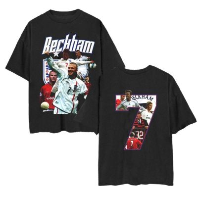 เสื้อยืด ลายทีมฟุตบอล Manchester United David BECKHAM BECKHAM สําหรับผู้ชาย และผู้หญิงS-5XLS-5XL