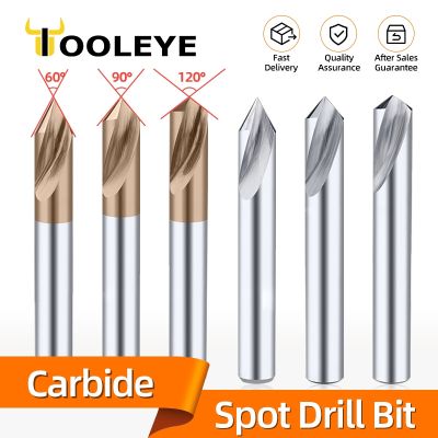 【DT】hot！ Tooleye Carbide Bit 60 120 Drilling Guide Chamfer End Mill Tungsten Location Drills