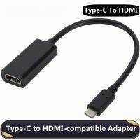 USB Type-c To HDMI-compatible Adapter USB 3.1 USB C HD Conversion Cable for Mobile Phone Notebook Connected TV Monitor