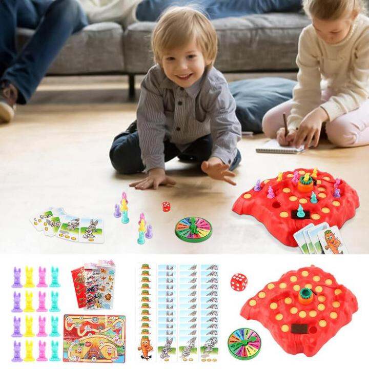 bunny-game-for-kids-educational-fun-party-parent-child-family-game-defend-the-carrot-developmental-board-game-for-preschoolers-toddler-boys-and-girls-polite