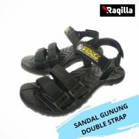 PRIA Mountain Sandals Men Women black double strap