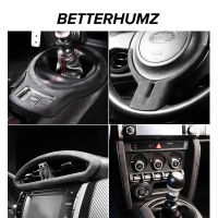 BETTERHUMZ Alcantara สำหรับ Subaru BRZ โตโยต้า86 2013-2020อุปกรณ์ตกแต่งภายในรถเกียร์เปลี่ยนแผงควบคุมตัด ABS ปกสติ๊กเกอร์