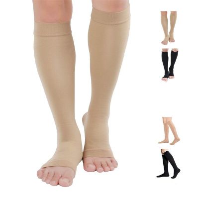 2PCS Compression Stockings Medical Grade 23-32mmHg Leg Calf Compression Socks Varicose Veins Edema Shin Splints Nursing Support