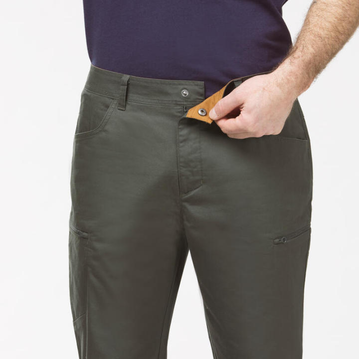 พร้อมส่ง-กางเกงขายาวใส่เดินป่าแบบออฟโรด-ทรงมาตรฐาน-mens-nh500-regular-off-road-hiking-trousers