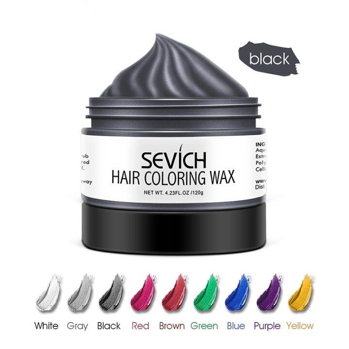 Sevich 120g Temporary Hair Color Wax for Men Hair Dye Gel One time
