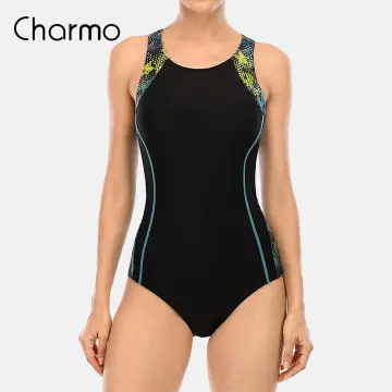 Buy Women Boyleg One Piece Swimsuit Sport Swimming Costume Modest
