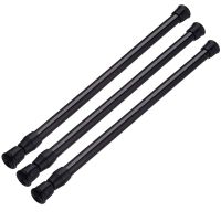 ○¤ 3PCS Spring Curtain Rods 16 to 28 Inch Tension Rod Spring Curtain Rod Adjustable Curtain Rod Expandable Curtain Rod