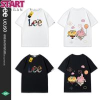 START การ์ตูน ? อย่าพลาดเสื้อยืดสุดน่ารักตัวนี้  เสื้อยืดผู้ชาย? Lee UCUSO เสื้อยืดแขนสั้น พิมพ์ลายการ์ตูนสพันจ์บ็อบ สแควร์แพนท์น่ารัก แฟชั่นฤดูร้อน สําหรับผู้หญิง และคู่รัก