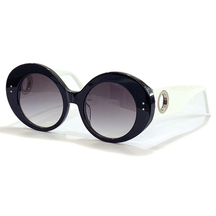 หญิงแว่นกันแดดหญิงรอบแบรนด์หรูออกแบบวินเทจกลางแจ้งหญิงขับรถแว่นตา-o-culos-de-sol