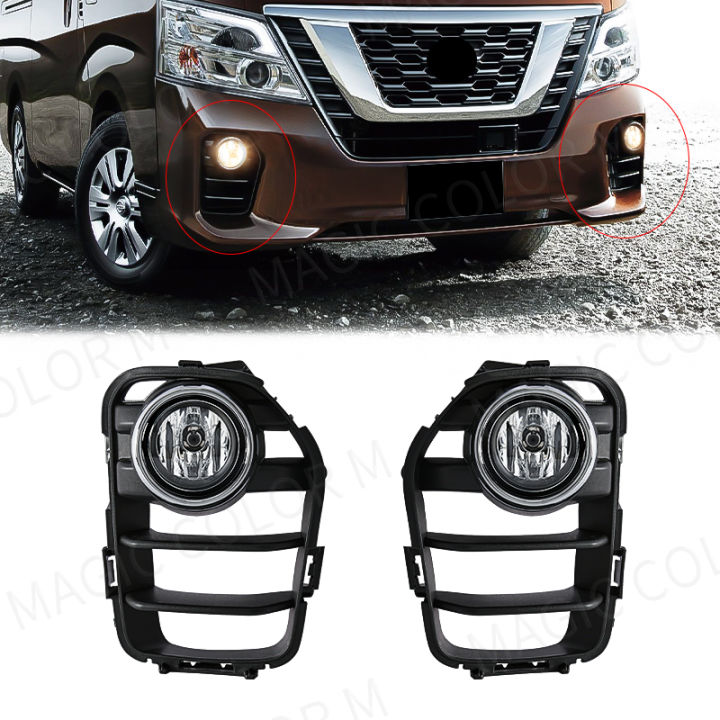 For Nissan Urvan NV350 Rider 2018 2019 2020 Car Led Fog Light DRL Front ...