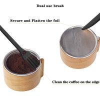 Beech Powder Filler Capsule Holder Set สำหรับ Nespresso Vertuoline Capsules Coffeeware Accessories