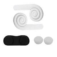 For PICO 4 Ear Muffs Dust Ear Muffs Enhancing Sound Solution+Dust Cover+Rocker Cap Enhance Sound Effect (Black)