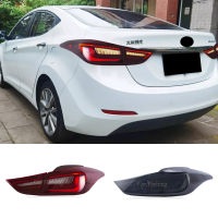 ไฟท้ายเบรกย้อนกลับแบบไดนามิกเลี้ยวไฟท้ายสำหรับ Hyundai Elantra 2011 2012 2013 2014 2015 2016รถยนต์ LED ไฟท้าย