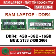 Ram Laptop DDR4 4GB 8GB 16GB Bus 2133 2400 2666 Samsung Hynix MT Kingston