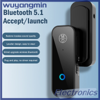 Wuyangmin บลูทูธ5.1เครื่องรับส่งสัญญาณ2 In1ตัวรับสัญญาณ WiFi อะแดปเตอร์เสียง3.5มม.