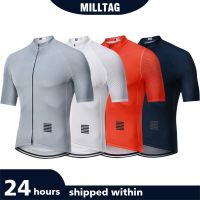 [Pocket world] MILLTAG 2022ทั้งหมดเสื้อเจอร์ซีย์นักปั่นใหม่น้ำหนักเบาเสื้อรัดรูปสำหรับนักแข่งรถมืออาชีพเสื้อ3.0ระบายอากาศได้ดีเสื้อกางเกงปั่นจักรยาน