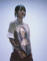 จุดที่22SS เกาะหินหิน S S Top Mona Lisa เสื้อยืดแขนสั้นเป็นที่นิยม