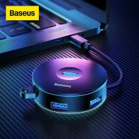 [HOT HAIXWLXKWW 589] Baseus USB HUB 3.0 C สำหรับ MacBook Surface Type 2.0 Adapter พร้อม Splitter