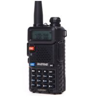 BaoFeng walkie talkie UV-5R two way cb radio upgrade version baofeng uv5r 128CH 5W VHF UHF 136-174Mhz &amp; 400-520Mhz สีดำ (2438)